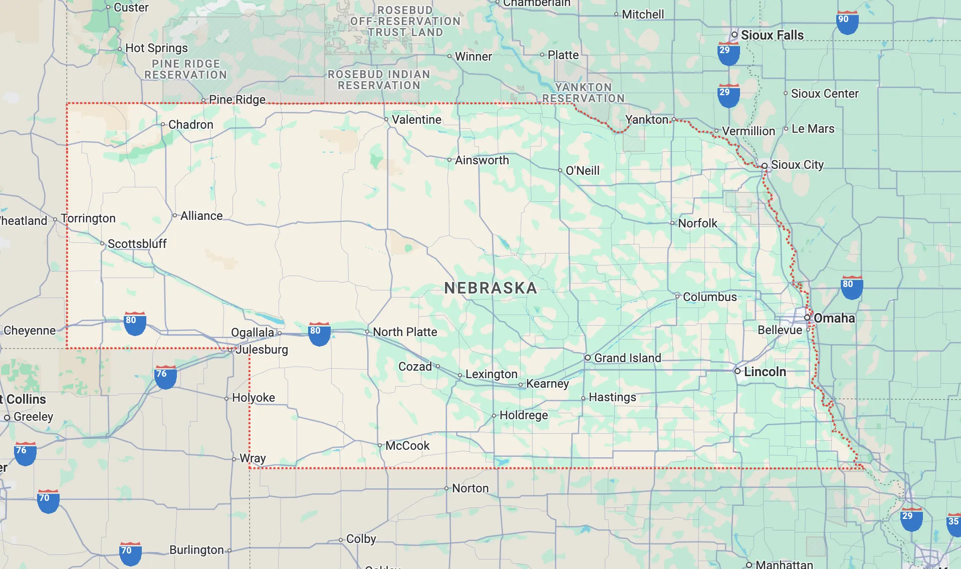 All Nebraska Parks