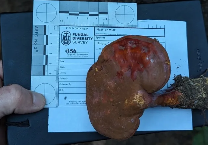 Golden Reishi (Ganoderma curtisii)
